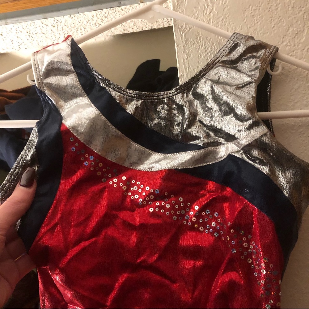 GK red leotard - Picture 2 of 5